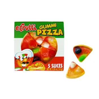 American Sweets - fruit flavour gummy sweets shaped like pizzas