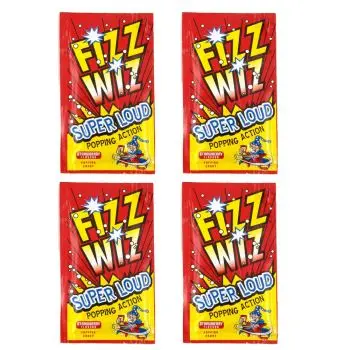 Fizz Wiz strawberry popping candy sachets, retro sweets from your childhood!