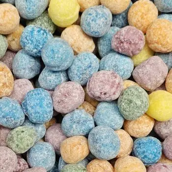 Pick and Mix Sweets - Fizzy Wizzy, fizzy fruit flavour boiled sweets with a sugar coating