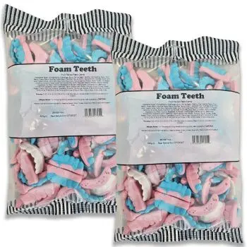 Foam teeth bulk 1kg bag