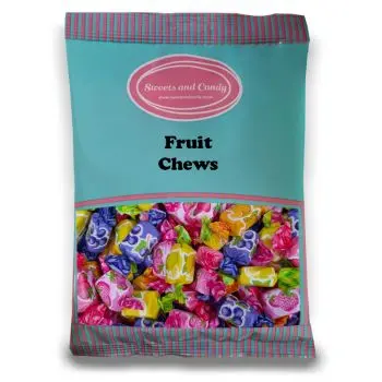 Fruit Chews - 1Kg Bulk bag of traditional fruit flavour chewy sweets.