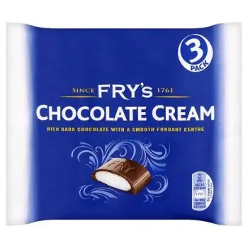 Frys dark chocolate bars with a smooth fondant centre