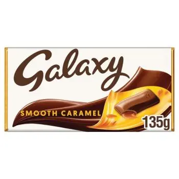 Smooth Galaxy chocolate filled with gooey caramel