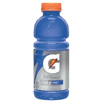 A large bottle of Gatorade Fierce Grape - American Drinks