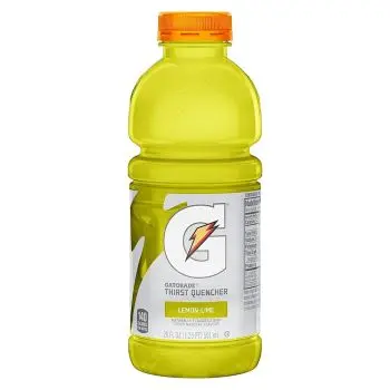 A large bottle of Gatorade Lemon and Lime - American Drinks