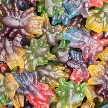 Retro Sweets - giant jelly sweets shaped like spooky spiders