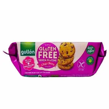Gullon Gluten Free and No Added Sugar chocolate chip cookies