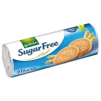 A 200g pack of Gullon sugar free maria biscuits.