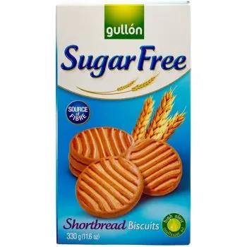 Gullon Sugar Free shortbread cookies perfect for diabetics