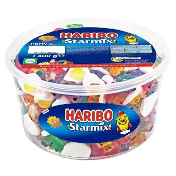 Haribo Starmix in a party size sweet tub!