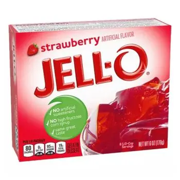 American Sweets - Strawberry flavour Jell-o for you to make at home!