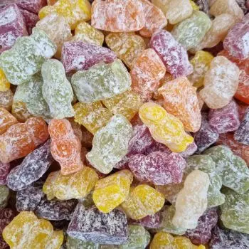 Barratts jelly babies, sugar dusted fruit flavour jelly sweets