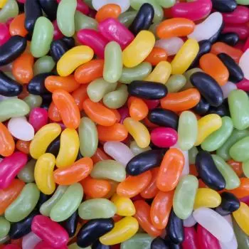 Barratts jelly beans 3kg bag, traditional panned fruit flavour sweets