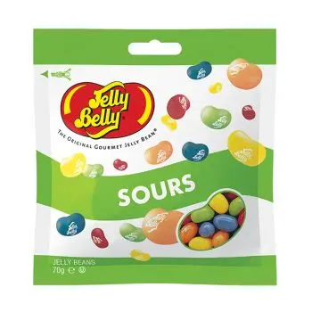 American Sweets - Jelly Belly Sours Mix, assorted sour flavour jelly beans