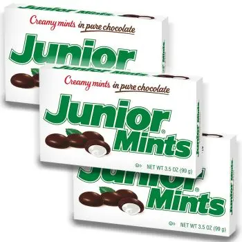 American Sweets - A pack of 3 theatre boxes full of minty chocolates from America