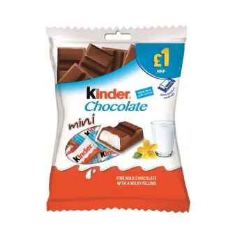 Kinder mini chocolate bags in a share size bag, great childrens sweets!
