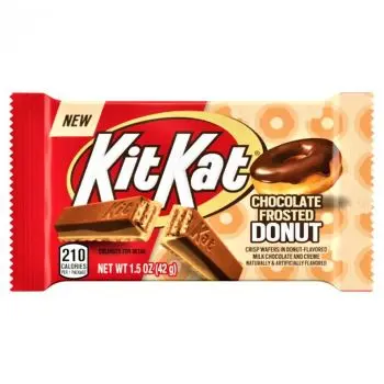 American Sweets - A Chocolate frosted donut flavour Kit Kat chocolate bar