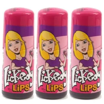 Retro Sweets - A pack of 3 sour liquid candy sweets in a roller deodorant style tub