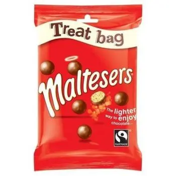 A milk chocolate ball with a light malt centre