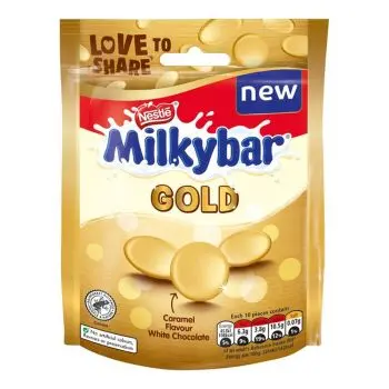 Giant Milkybar buttons with a smooth caramel taste!