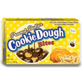 American Sweets - Peanut Butter Cookie Dough Bites, bite size peanut butter cookie dough pieces covered in milk chocolate!