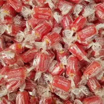 Pineapple Rock - A bulk 3kg bag of individually wrapped pineapple flavour rock sweets