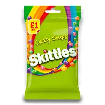 Chewy Candy sweets in a Crisp Sugar Shell with Sour Fruit Flavours.