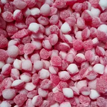 Strawberry and Cream Pips 3kg - Retro strawberry and cream flavour boiled sweets with a sugar coating!