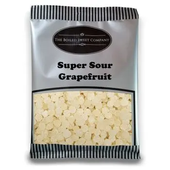 Pick and Mix Sweets - 1Kg Bulk bag of Super Sour Grapefruit flavour boiled sweets!