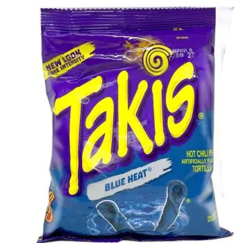 American Crisps - Blue heat Takis, the most intense flavour yet!