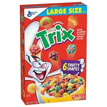 American Sweets - American Cereal - General Mills Trix cereal imported from america