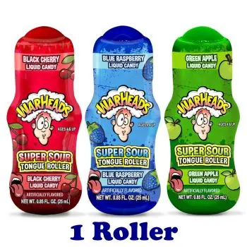 American Sweets - Warheads sour liquid candy in a roller bottle