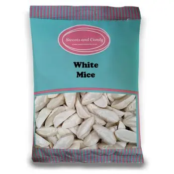 White Mice - 1Kg Bulk bag of retro white chocolate flavour candy pieces!