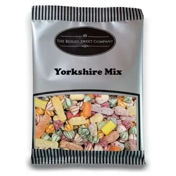 Pick and Mix Sweets - 1Kg Bulk bag of Yorkshire Mix, assorted fruit flavour boiled sweets!