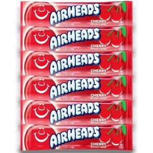 American Sweets- A pack of 6 cherry flavour, chewy, American candy bars