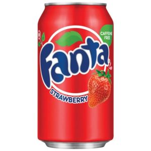 American Fanta Strawberry, strawberry flavour Fanta drinks imported from America.