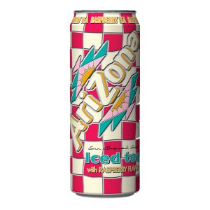 American Drinks - A 680ml can of Arizona Iced tea with raspberry, refreshing American soda.