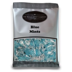 Pick and Mix Sweets - 1Kg Bulk bag of Blue Mints, mint flavour boiled sweets!