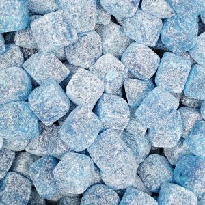 Pick and Mix Sweets - blue raspberry flavour boiled sweets with a sugar coating