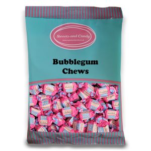 Retro Sweets - A bulk 1kg bag of bubblegum flavour chews