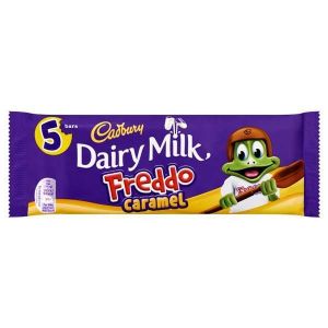 Cadbury Dairy milk caramel freddo's in a 5 bar multipack