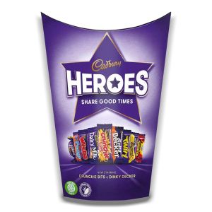 A box of Cadbury Heroes Chocolates! Perfect for Christmas!