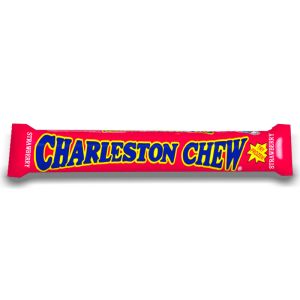 American Sweets - Charleston Chew Strawberry American candy bar, made from strawberry flavour nougat with a chocolate coating.