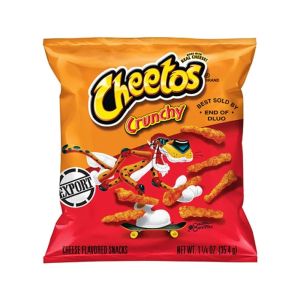 American Sweets - Cheetos snacks are the much-loved cheesy treats that are fun for everyone! You just can’t eat a Cheetos snack without licking the signature “cheetle” off your fingertips.