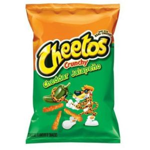 American Sweets - Bold, cheesy Cheetos meet spicy jalapeño in this DANGEROUSLY CHEESY snack.