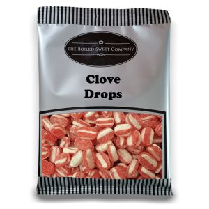 Pick and Mix Sweets, Clove Drops - 1Kg Bulk bag of traditional boiled sweets with a unique herbal flavour.