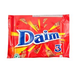 Delicious milk chocolate bars with a crunchy almond caramel centre