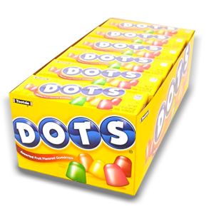 American Sweets - A full case of Tootsie Dots fruit flavour American candy gum drops