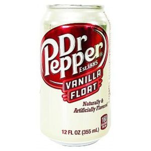 American Drinks - vanilla float flavour dr pepper in a can