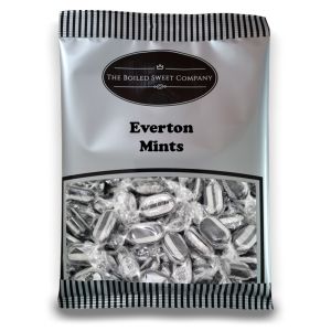 Everton Mints - 1Kg Bulk bag of traditional mint flavour, individually wrapped, boiled sweets